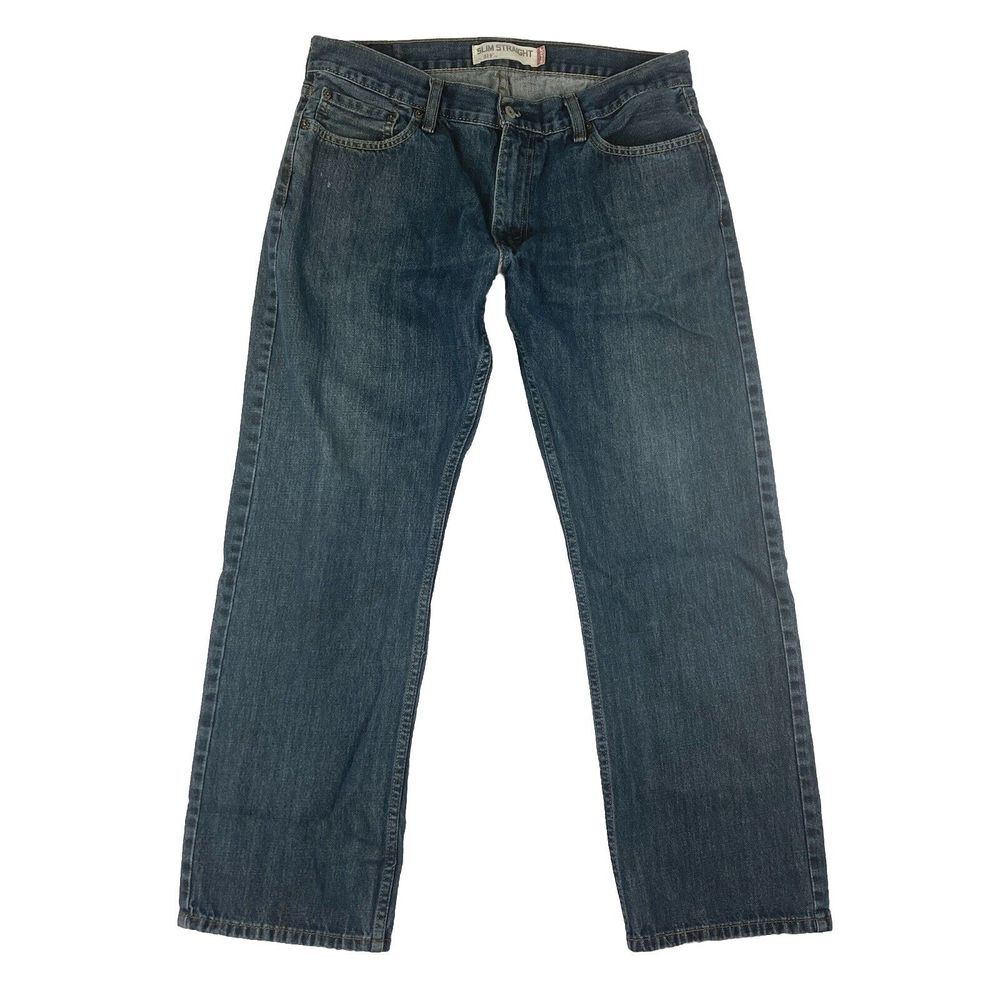 Levi's Mens Jeans 514‎ Slim Straight Blue Size 36x30
